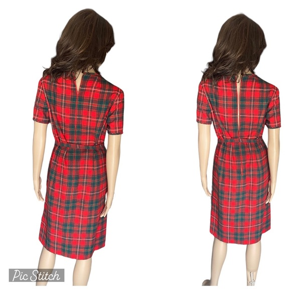 VTG PENDLETON WOOLENS PLAID TARTANS OVERCOATS and dress size 14 - Picture 5 of 16